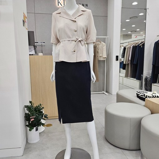 케이엘바이린 카라넥벨트블라우스KGWBLQF900IC
