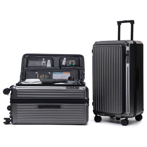 Tanit 전면오픈 대형 캐리어 26인치 28인치 30인치 여행용 소프트 확장형 usb충전