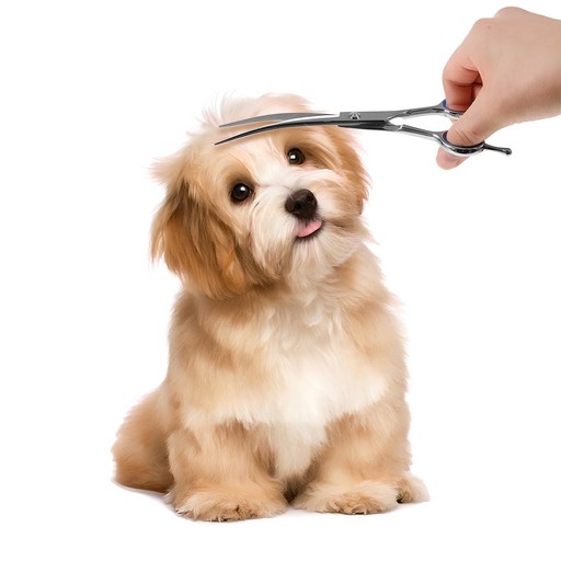 코멧 펫 커브 미용가위 18cm 반려동물 미용 필수 아이템