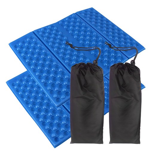 다인네 접이식 휴대용 4단 방석 2p  파우치 2p 세트