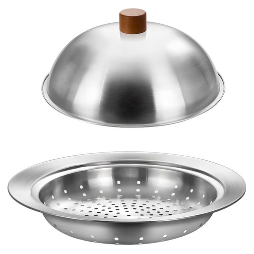바겐슈타이거 더 바움 스텐 돔스티머 찜기  뚜껑 세트, 28cm, 1세트