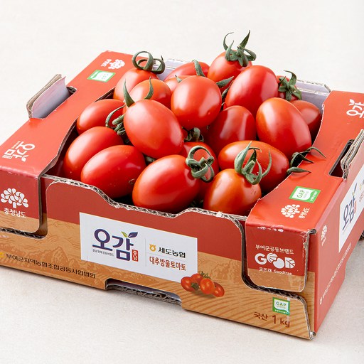세도농협 GAP 인증 대추방울토마토 1kg 1박스 신선한 맛의 결정체