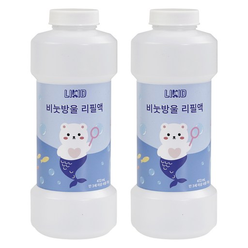 라이키드 비눗방울 리필액 LIKBS03 472ml