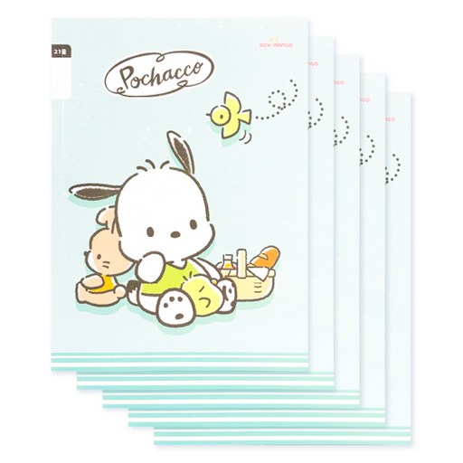 핑크망고 산리오 21줄 좁은칸 초등 무제노트