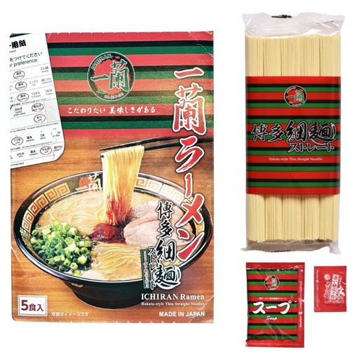 이치란 돈코츠라멘 5인분 645g