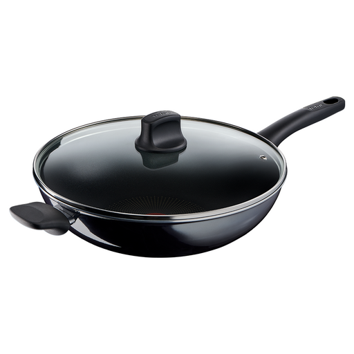 Tefal 特福 火焰淬鍊系列 不沾炒鍋 含蓋, 1個, 32cm