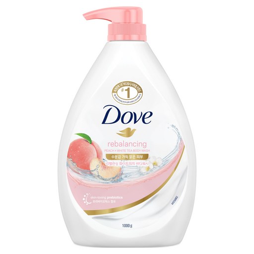 도브 리밸런싱 바디워시 화이트피치 당신의 피부에 생기를 더하다