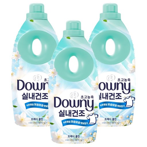 다우니 실내건조 초고농축 섬유유연제 프레시 클린 본품