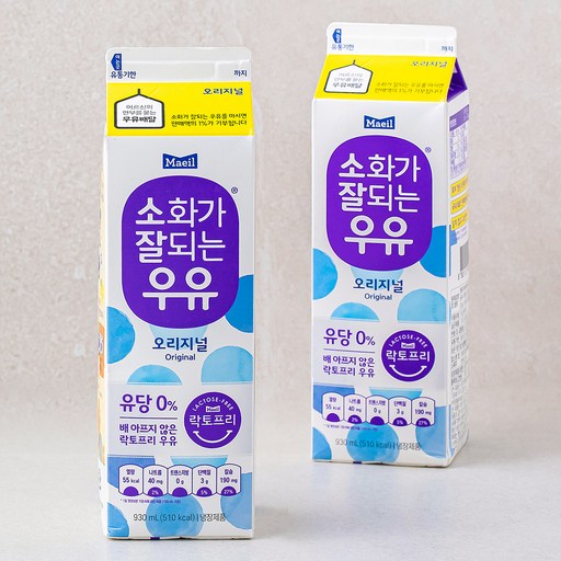 930ml 2개 우유 소화가 잘되는 매일우유