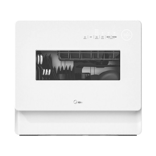 마이디어 자동문열림 UV 램프 식기세척기 6인용, 화이트, MDWMT0601WWINEKR, 방문설치