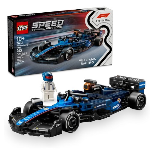 LEGO 77249 Speed系列 威廉斯車隊 Williams Racing FW46 F1賽車, 1盒, 混和顏色