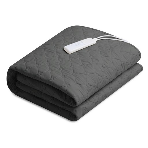 듀플렉스 탄소열선 무자계 워셔블 전기요, 차콜, Q1350 x 1800 mm