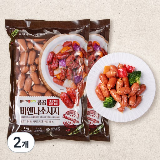 곰곰 칼집 비엔나 소시지