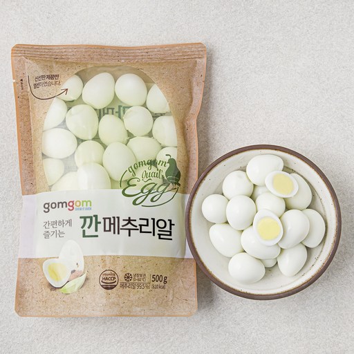 곰곰 깐메추리알