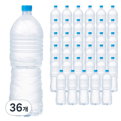탐사 샘물 무라벨 2L 36개 건강한 수분 공급의 완벽한 선택