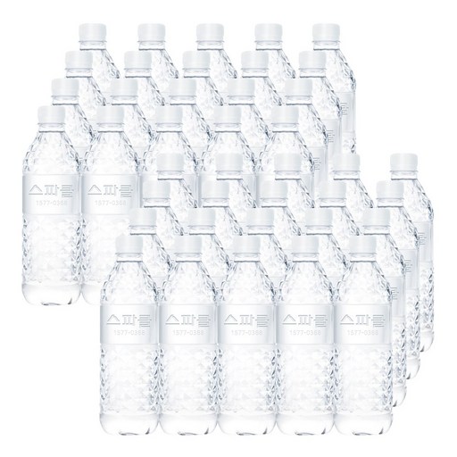 스파클 생수 무라벨 500ml 40개 자연의 청량함을 느껴보세요