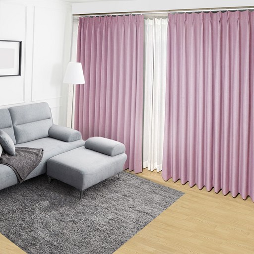 스마일데코 호텔식 나비주름 형상기억 암막커튼 2장셋트