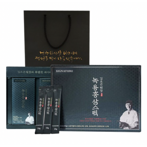 김오곤원장 녹용홍삼스틱 30p + 쇼핑백, 13세트, 30포
