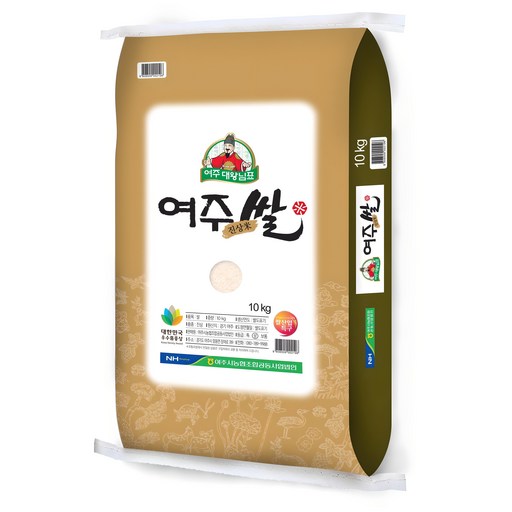 농협 2025년 햅쌀 대왕님표 여주쌀 진상미, 상등급, 10kg, 1개