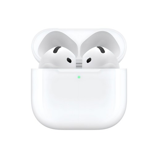 Apple 2024 에어팟 4세대 액티브 노이즈 캔슬링 블루투스 이어폰, MXP93KH/A, 화이트