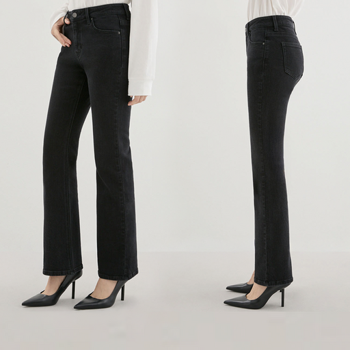 백화점 정품 Guess 게스 여성 플레어 부츠컷 블랙진 청바지