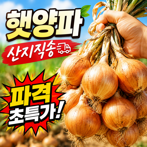 [하루50박스만한정판매] 달큰하고 신선한 산지직송 햇양파