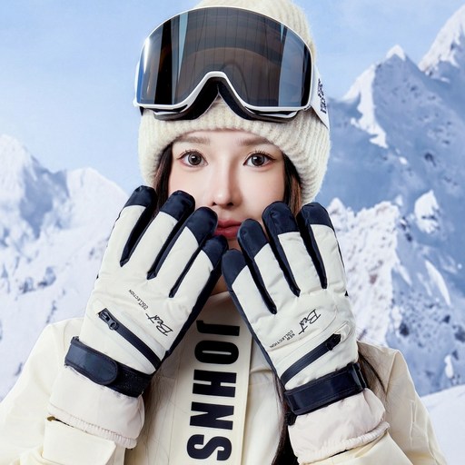 NY20 스마트터치 방한 커플 스키 보드 캠핑 장갑 카드수납 가능