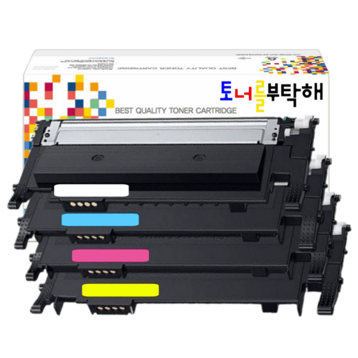 토너를부탁해 삼성 호환 CLT-K510S 4색1세트 SL-C563W C563FW SL-C510 C510W C513 C513W C563 재생토너