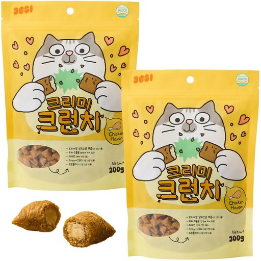 3651 크리미크런치 이빨과자 고양이 간식 겉바속촉