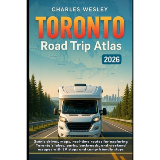 (영문도서)Toronto Road Trip Atlas 2026: Scenic drives, maps, real-time routes for explorin..., Paperback