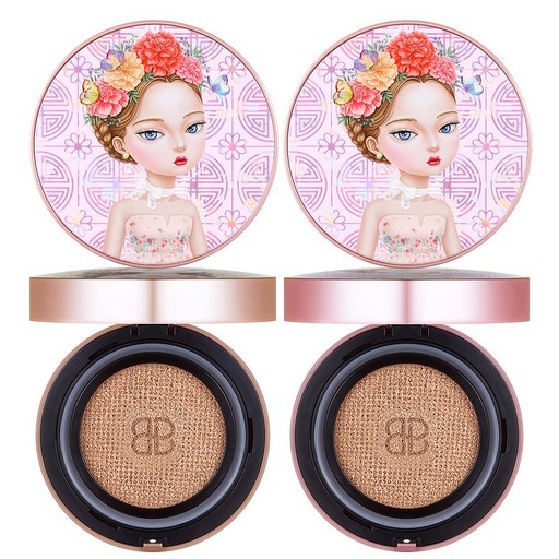 본품본품 철벽녀 시즌16 두유 크림 커버 쿠션 파운데이션 18g, 2개, 21호 본품버전1