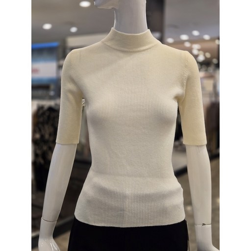 케네스레이디 5부 하프넥 골지 풀오버  EKPOPJ0700 니트 목티