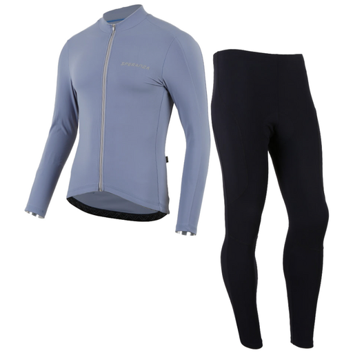 스페란자 J8스판기모져지 스판타이즈 라이트블루세트 얇은기모 간절기 활용도 좋은의류 bicyclecycle wear