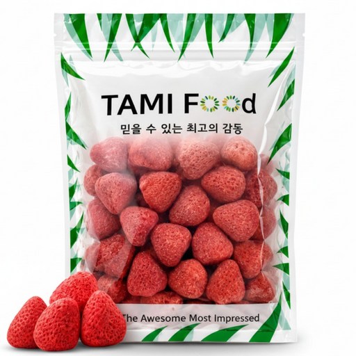 딸기탐험대 동결건조 딸기칩 새콤달콤 밸런스 화학첨가물 제로 아이들이 좋아하는 영양간식