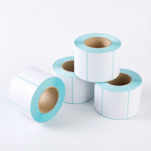 50x30mm 감열식 바코드 라벨 스티커 50x30mm 1롤 1000매 x 4롤 방수 방유 3중코팅, 4개