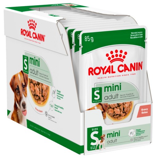 로얄캐닌 DOG 미니 어덜트 85g x 12개 습식파우치, 12개, 85g