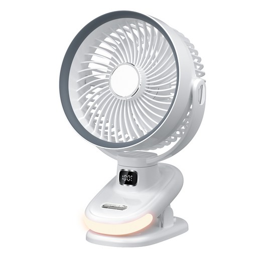한정특가 ebeiya 무선 미니 회전형 선풍기 침대 무드등 탁상용 클립형 스탠드 벽걸이 저소음 집게형 써큘레이터 유모차 독서실 선풍기 2025