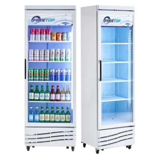 프리탑 국산 1등급 수직 업소용 냉장고 쇼케이스 FT470R 화이트서울지역 무배그 외 유료