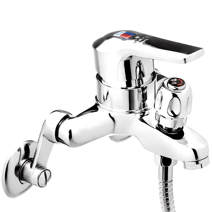 무지개 샤워기 수도꼭지