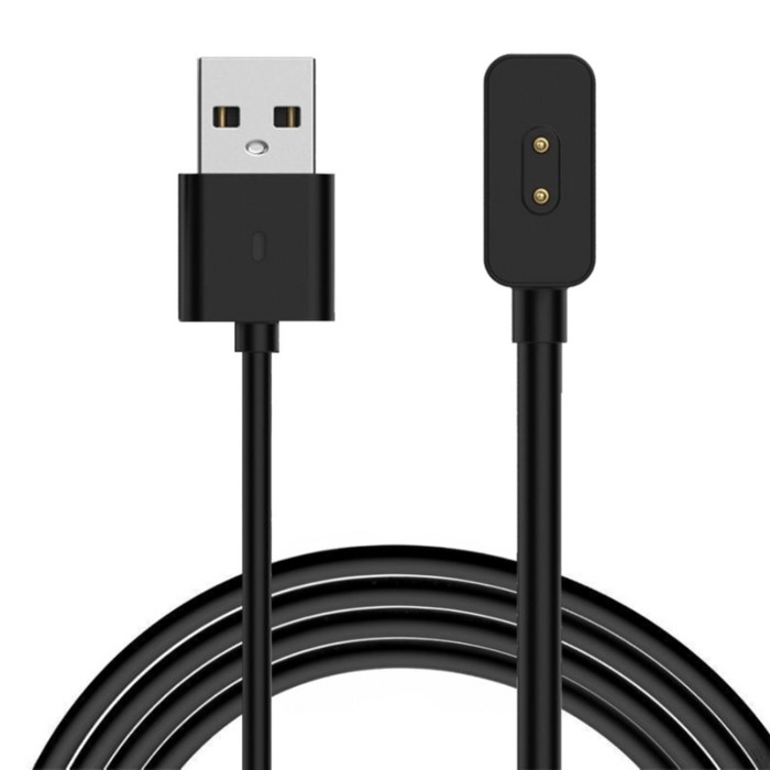 구스페리 샤오미 스마트 미밴드 고속 충전케이블 1m, 블랙, 1개