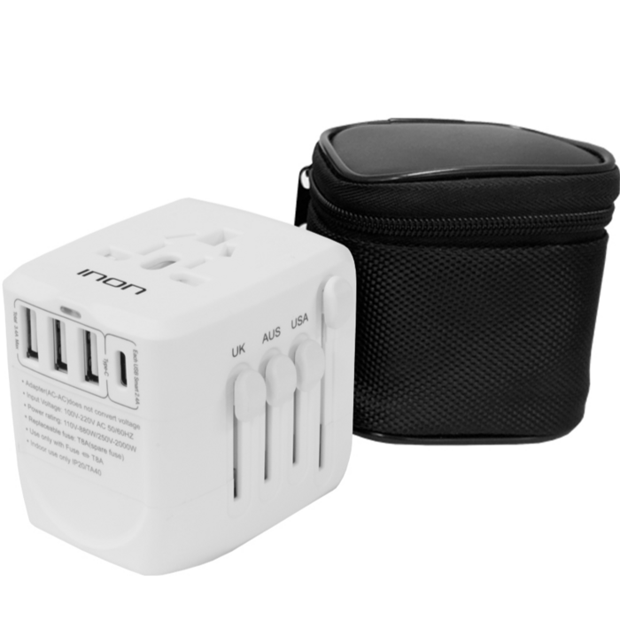 아이논 USB 4포트 여행용 멀티어댑터 화이트 INTA410CWH, 1개 아이논 USB 4포트 여행용 멀티어댑터 화이트 INTA410CWH, 1개