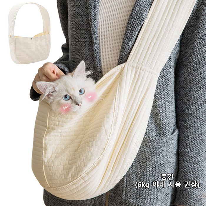 강아지 포대기 슬링백 고양이 이동가방