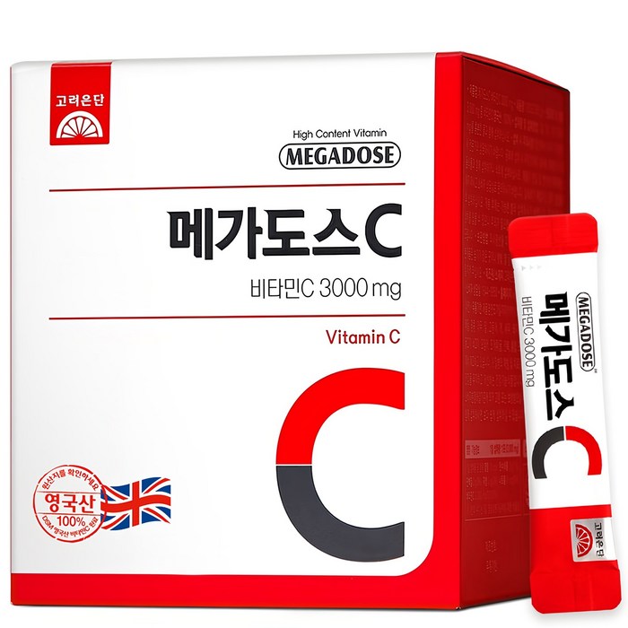 메가도스 비타민C 3000mg, 60회분, 180g, 1개