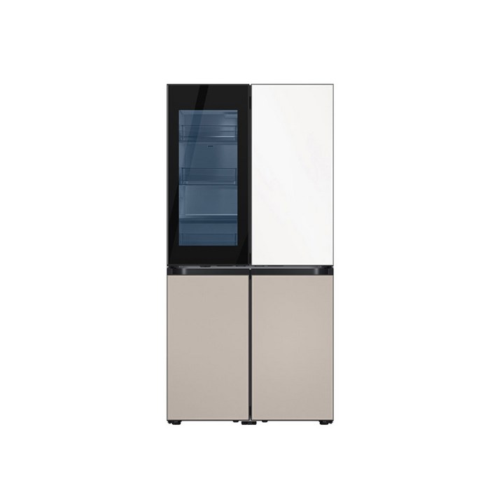 삼성전자 비스포크 4도어 RF80DB9342H6 새틴화이트+새틴베이지