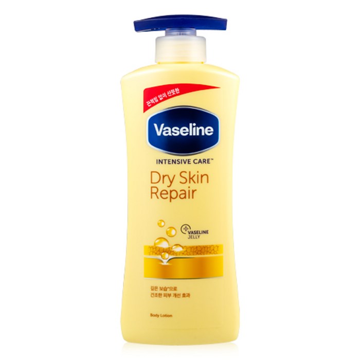 바세린 드라이 스킨 리페어 바디로션 600ml 1개, 1개