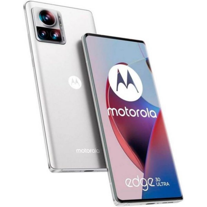 모토로라 엣지 30 울트라 듀얼심 256GB 저장 용량  12GB 램 GSM 전용  CDMA 미지원 공장 잠금 해제 5G 스마트폰 스타라이트 화이트 국제 버전 제품