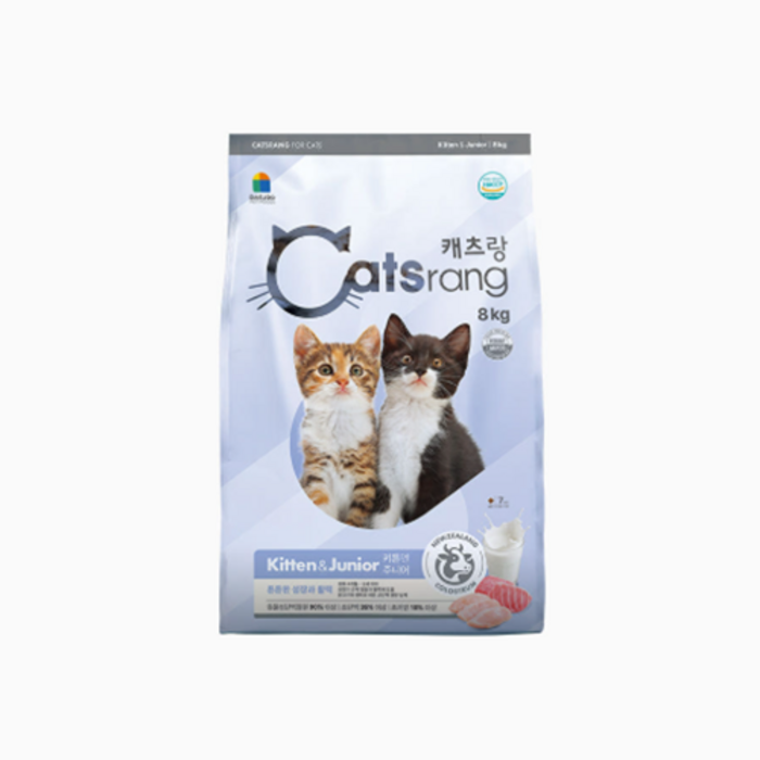 캐츠랑 고양이 길냥이 사료 키튼주니어 어린냥이 8kg, 1개, 닭, 8kg