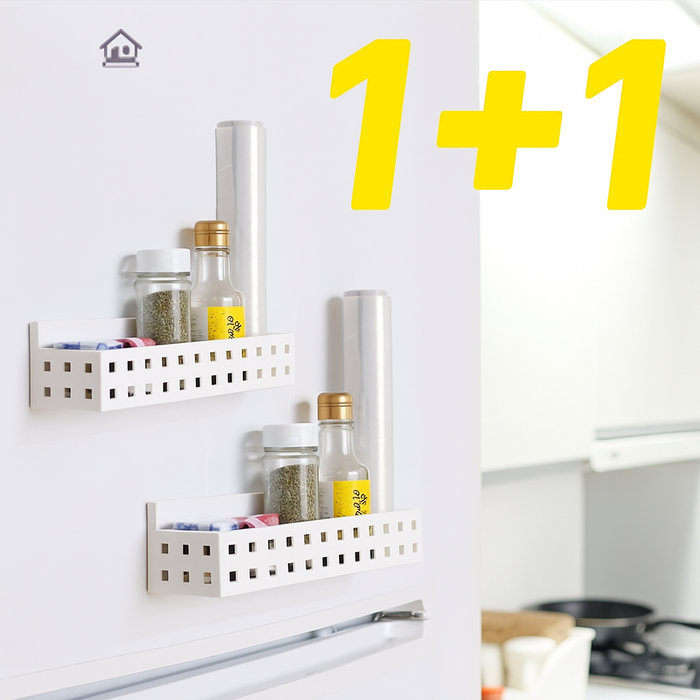 어웨이크여미 현관문 냉장고 자석 수납 선반  1  1 , 1세트, 화이트