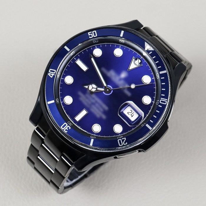 갤럭시 워치6 5 4 호환 날개형 스트랩 메탈밴드 시계줄 47mm 43mm 40mm 44mm