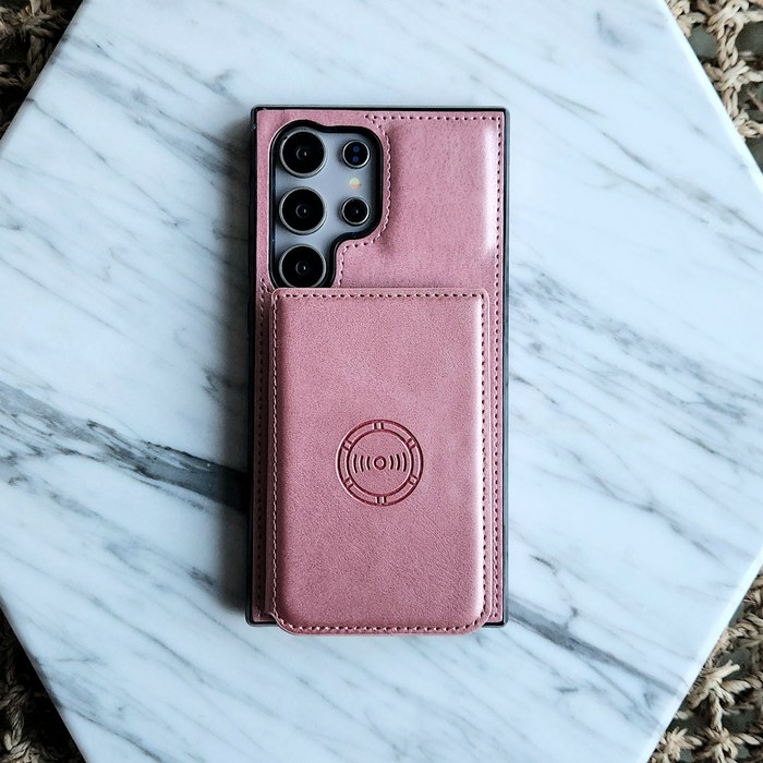 갤럭시s24 울트라 카드 케이스 가죽 지갑 수납 2장 3장 범퍼 카메라보호